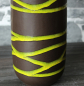 Preview: Scheurich Vase / 206-27 / 1970er Jahre / WGP West German Pottery / Keramik Lava Glasur Design